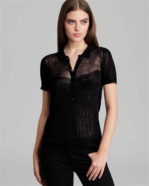 burberry brit tops black sheer sleeve zipper|Burberry store online.